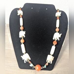 Vintage Elephant Necklace